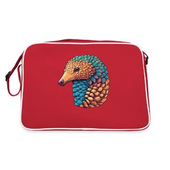 Pangolin - Retro Bag - red/white - Back