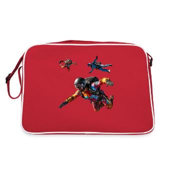 La fascination du parachutisme - Sac Retro - rouge/blanc - Dos
