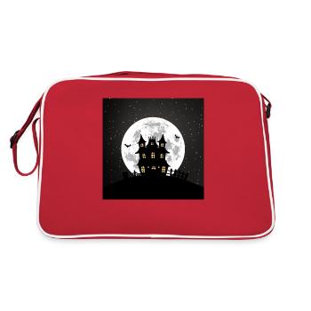 Maison hantée - Sac Retro - rouge/blanc - Dos
