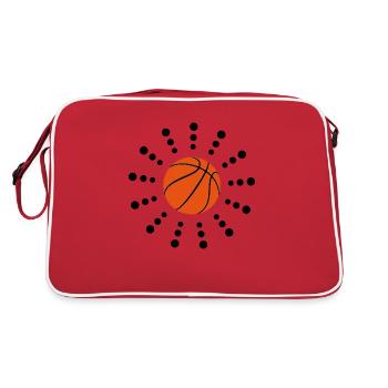 Basket-ball - Sac Retro - rouge/blanc - Dos