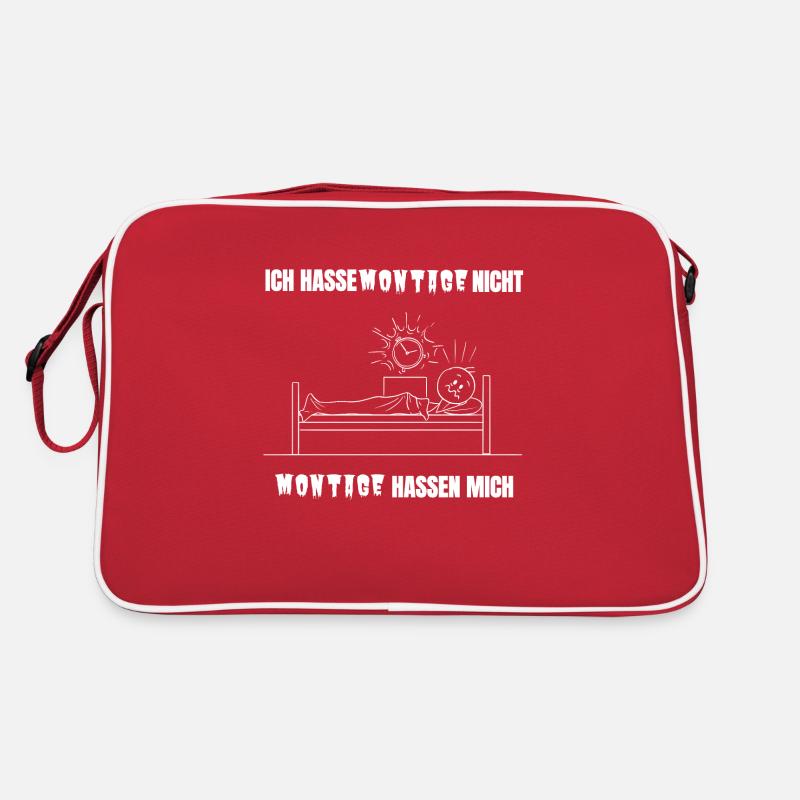 Assemblée - Sac Retro - rouge/blanc