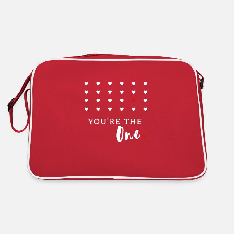 C’est vous qui êtes - Sac Retro - rouge/blanc