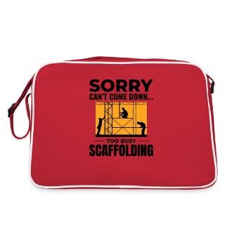 Scaffolder Scaffold Builder Scaffolding Platform - Retro Bag - red/white - Back