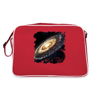 Of stars and galaxies - Retro Bag - red/white - Back