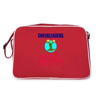 Pom-pom girl Cheerleading Girl Cheering Cheer Squad - Sac Retro - rouge/blanc - Dos