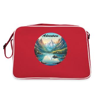 Aventure / Montagne / Pics / Randonnée / Tyrol - Sac Retro - rouge/blanc - Dos