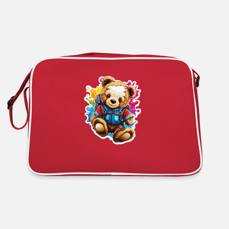 Teddybär / Kuscheltier / Stofftier / Geschenkidee Retro Tasche