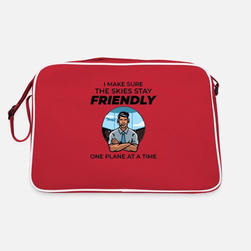 Air Traffic Controller ATC Aviation Humor Airplane Retro Bag