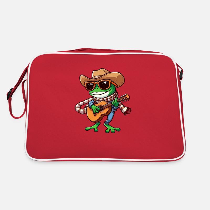 Groovy Cowboy Frog Retro Bag
