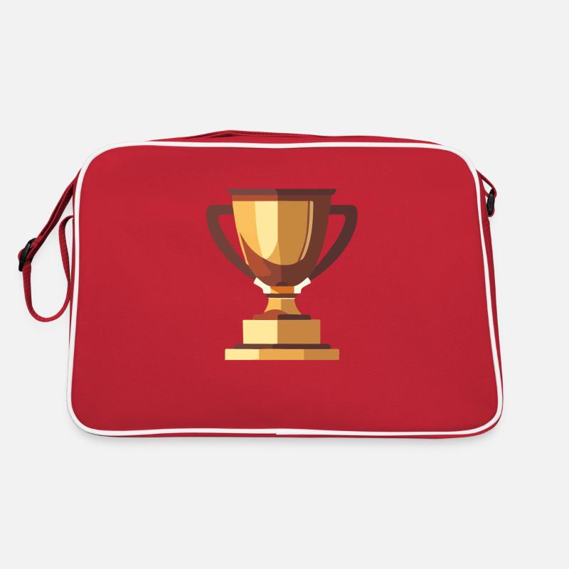 Gewinner Trophäe Gold Retro Tasche