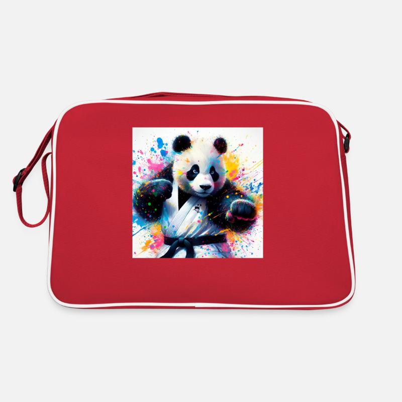 Kung fu panda - Retro Bag - red/white