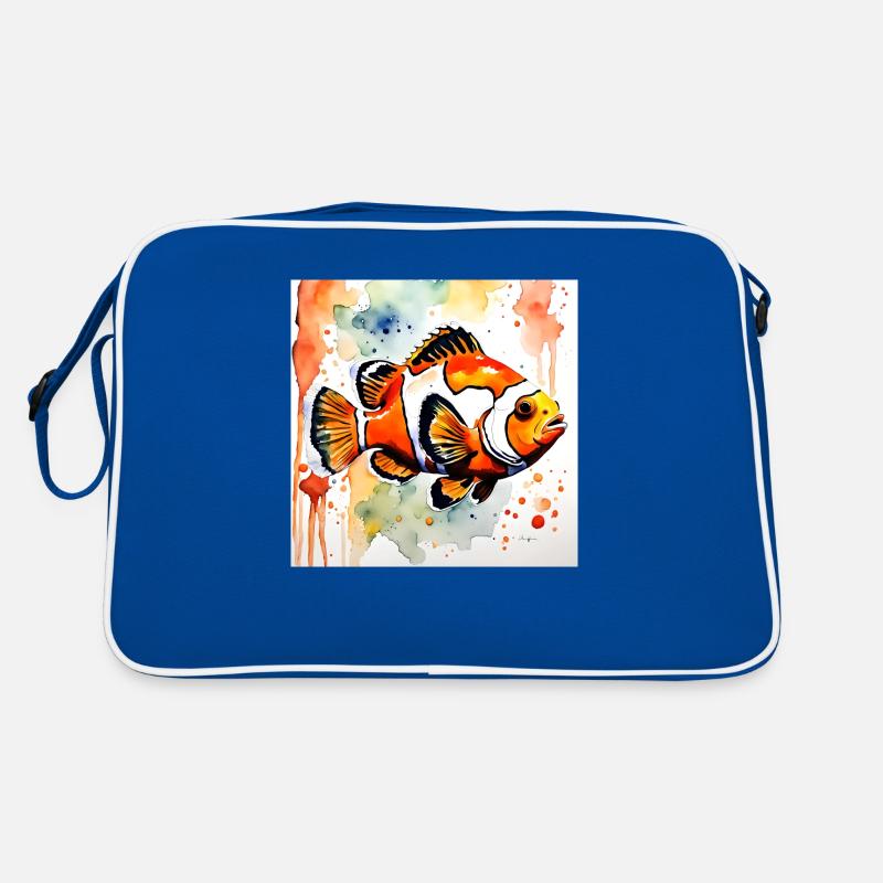 Clownfisch Retro Tasche