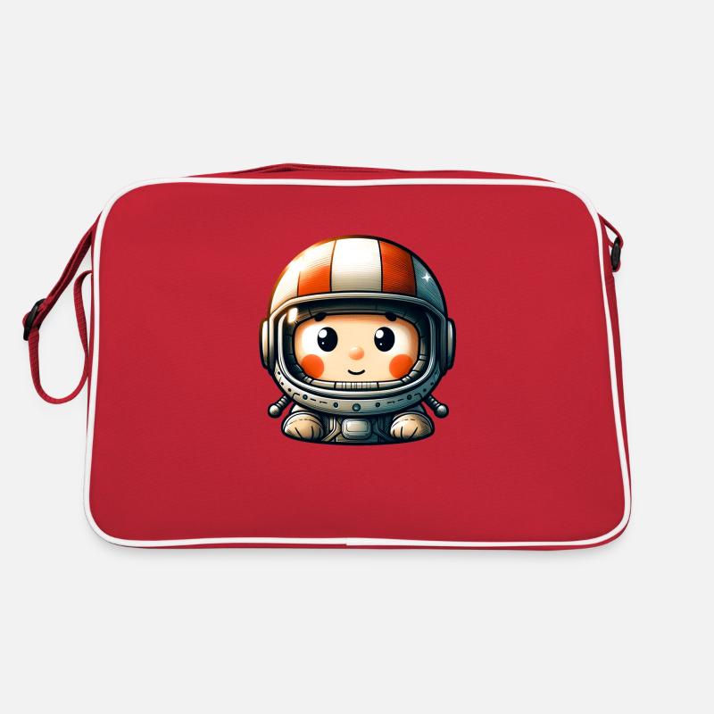Bébé Astronaute - Exploration Ludique - Sac Retro - rouge/blanc