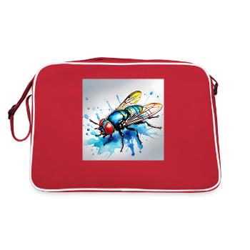 Fly - Retro Bag - red/white - Back