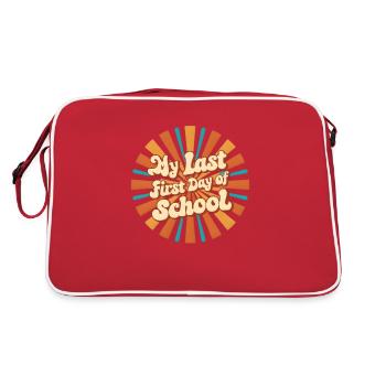 back to school - Retro Bag - red/white - Back