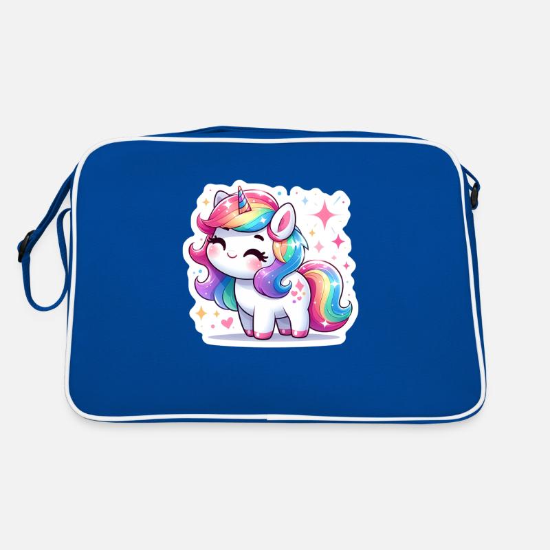 Rainbow Unicorn Retro Bag
