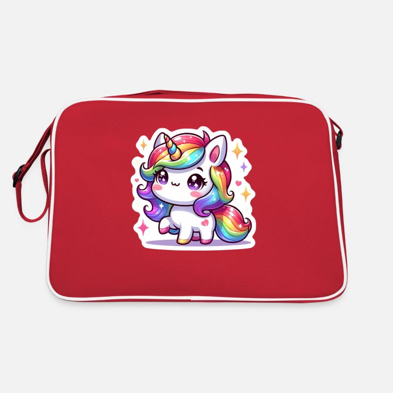 Licorne Arc en Ciel Sac Retro