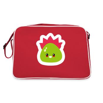 sushi, fan de sushi, wasabi - Sac Retro - rouge/blanc - Dos