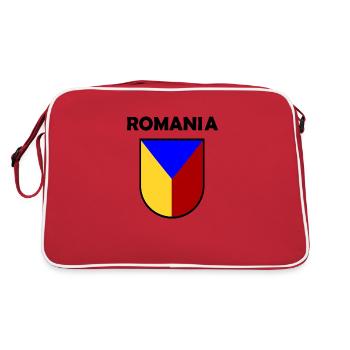 La Roumanie dans le sud de l’Europe - Sac Retro - rouge/blanc - Dos