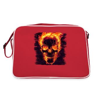 Custom Painting est synonyme d’individualité - Sac Retro - rouge/blanc - Dos
