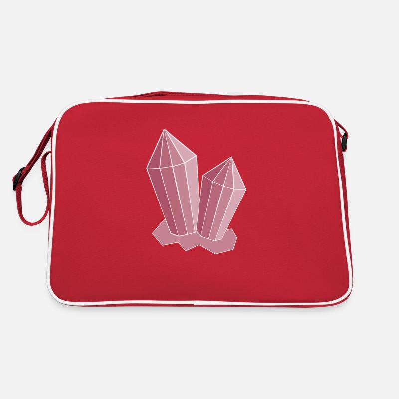 Rose cristal Sac Retro
