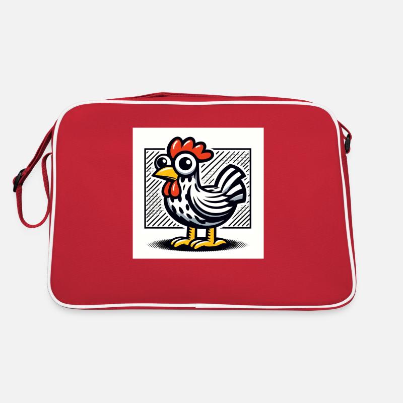 Chicken - Retro Bag - red/white