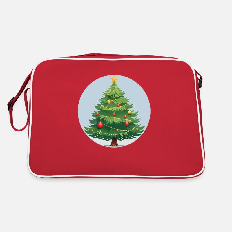 Christmas tree - Retro Bag - red/white