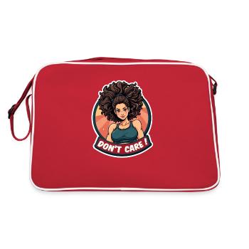 CHEVEUX DE GYM, JE M’EN FICHE - Sac Retro - rouge/blanc - Dos