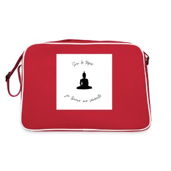 Yogi sur tapis - Sac Retro - rouge/blanc - Dos