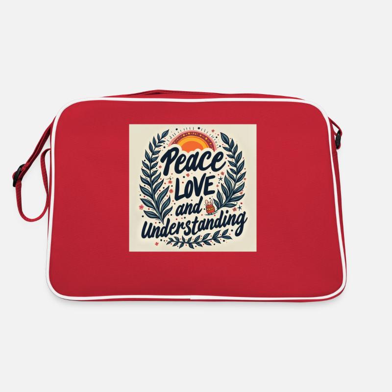 Peace, Love and Understanding Retro Bag