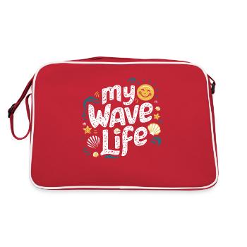 My wave life - Sac Retro - rouge/blanc - Dos