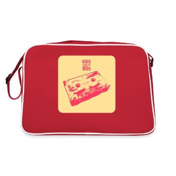 Kids from the 90s - THE GOLD ONE - Retro Bag - red/white - Back