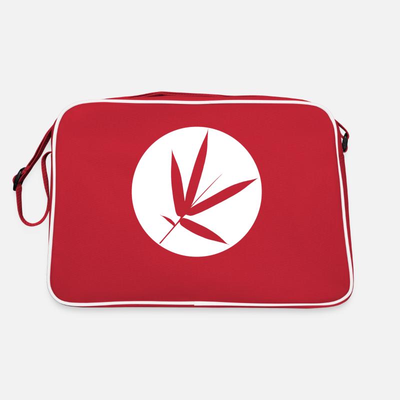 Bambus-Blatt Retro Tasche