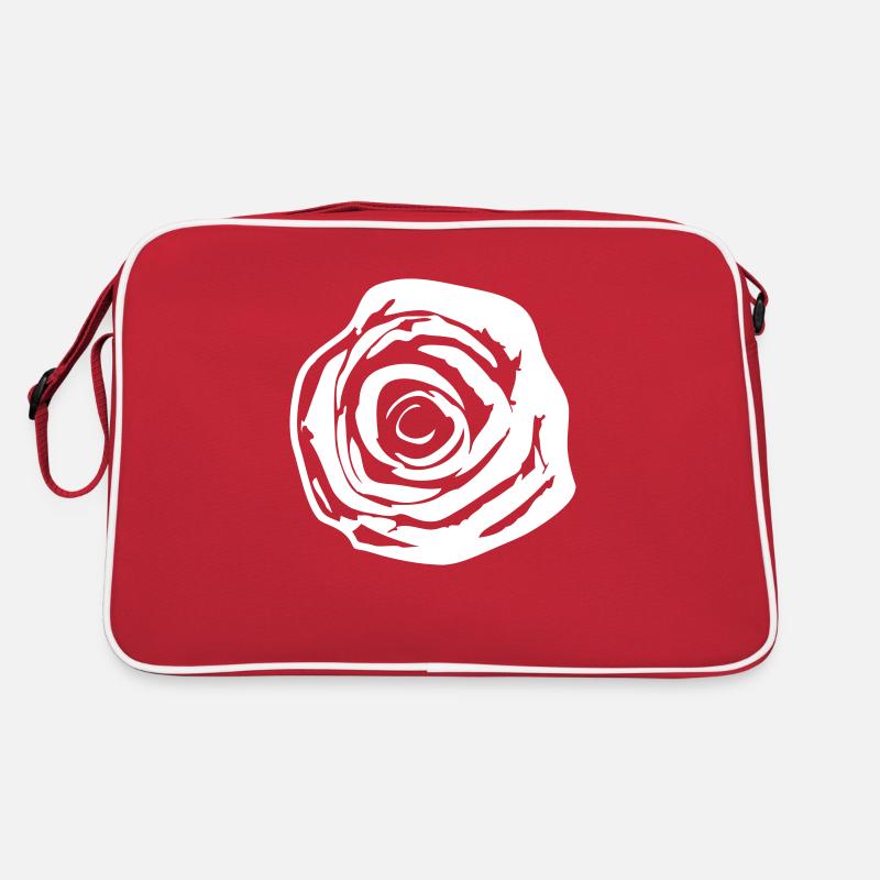 Pretty Beautiful Rose Blossom Leaf Roses Romantic Retro Bag