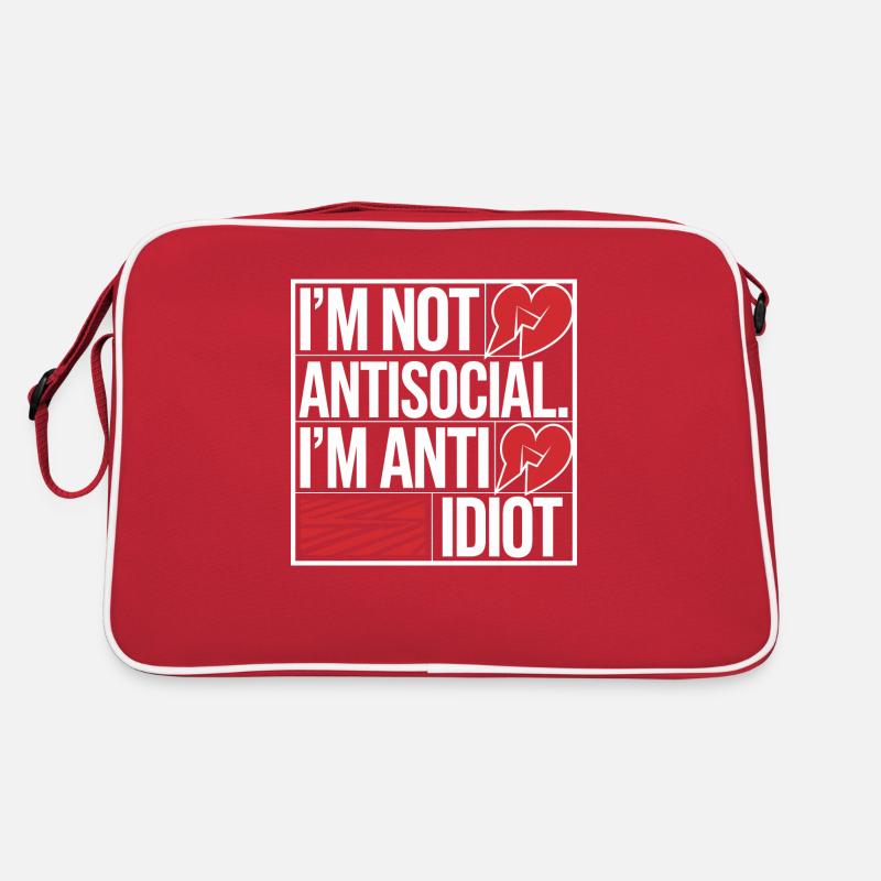 Introverti et pointilleux Sac Retro