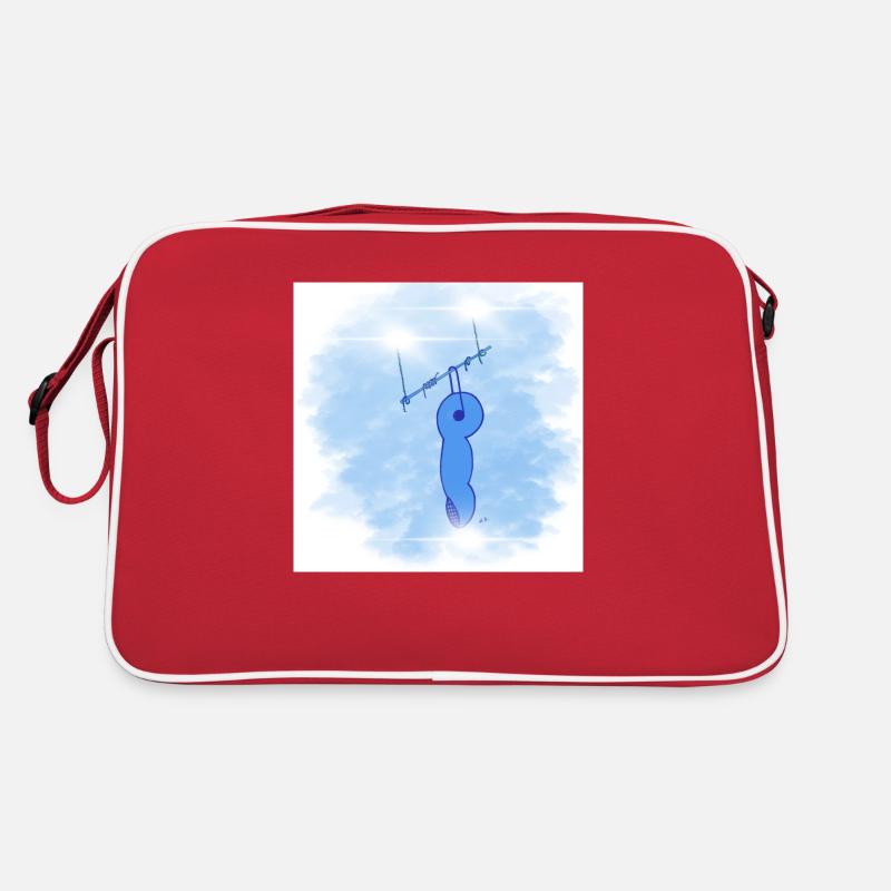 Celestial Finger - Retro Bag - red/white