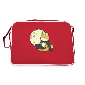 Magic Degen - Moon - Retro Bag - red/white - Back
