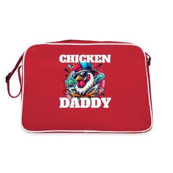 Poulet Daddy Poulet Garder le poulet - Sac Retro - rouge/blanc - Dos