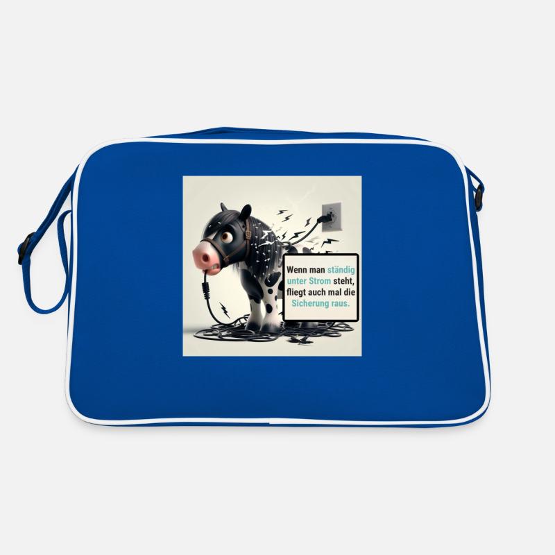 Donner unter Strom Retro Tasche