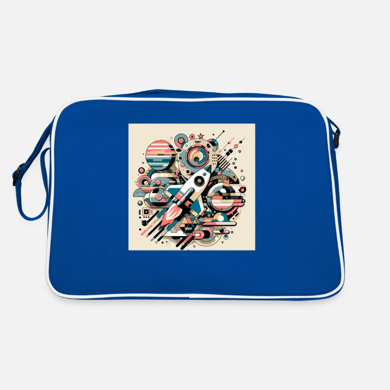 Expédition spatiale colorée Sac Retro