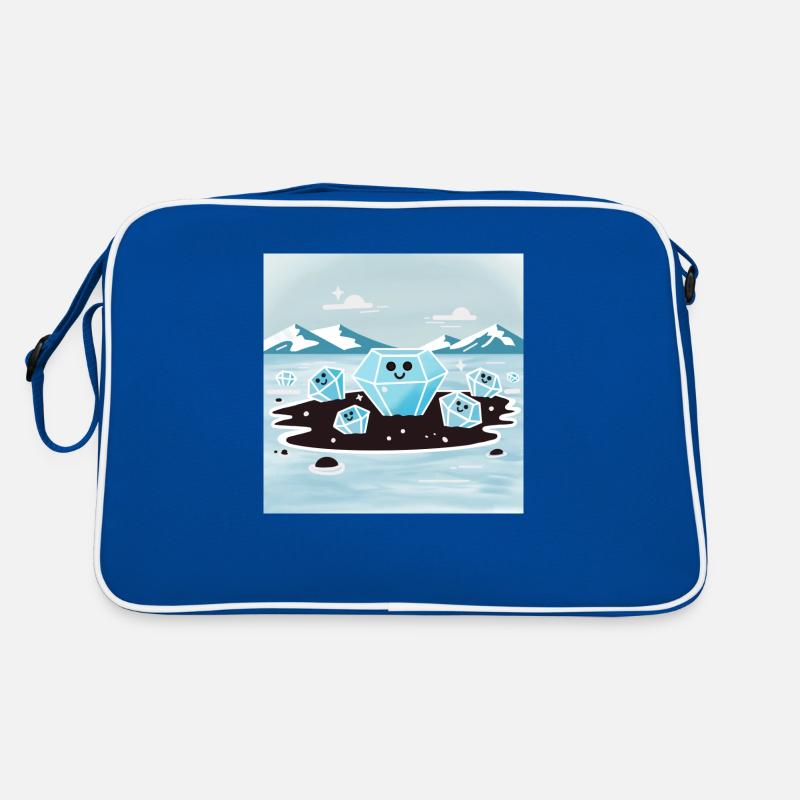 Diamantener Strand Retro Tasche