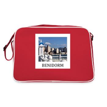 Benidorm - Retro Bag - red/white - Back