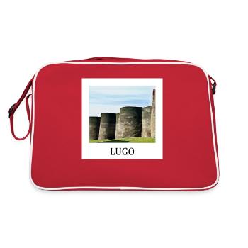 Lugo Galicia - Retro Bag - red/white - Back