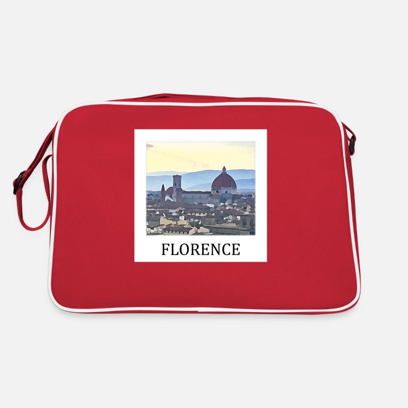 Florence - Sac Retro - rouge/blanc
