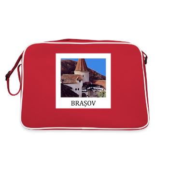 Brasov - Sac Retro - rouge/blanc - Dos