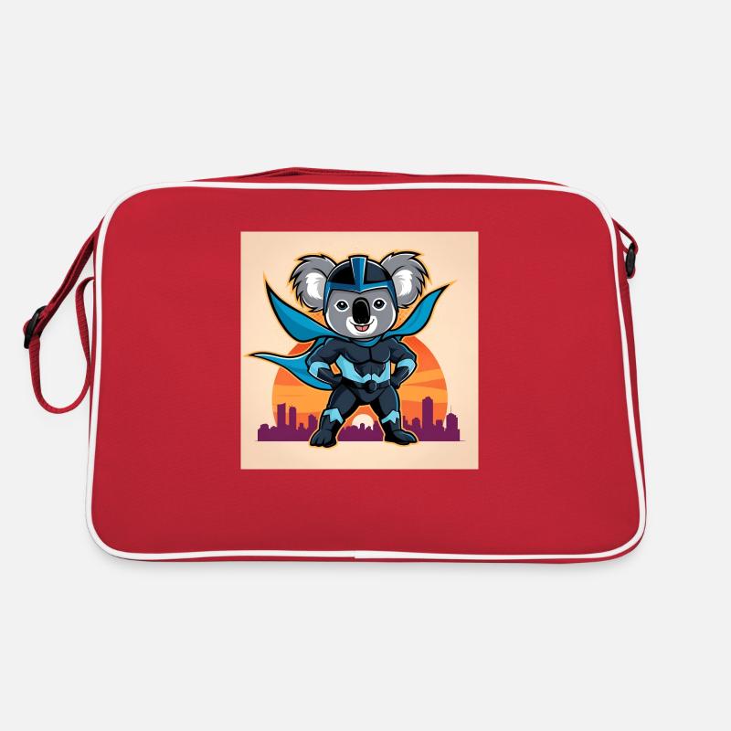Super Koala - Sac Retro - rouge/blanc
