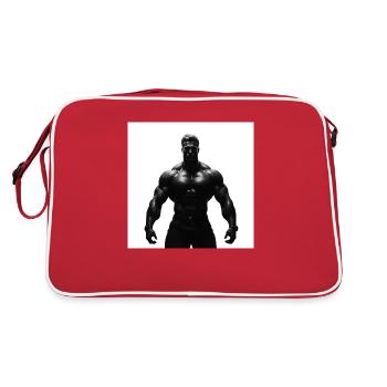 Culturiste - Sac Retro - rouge/blanc - Dos