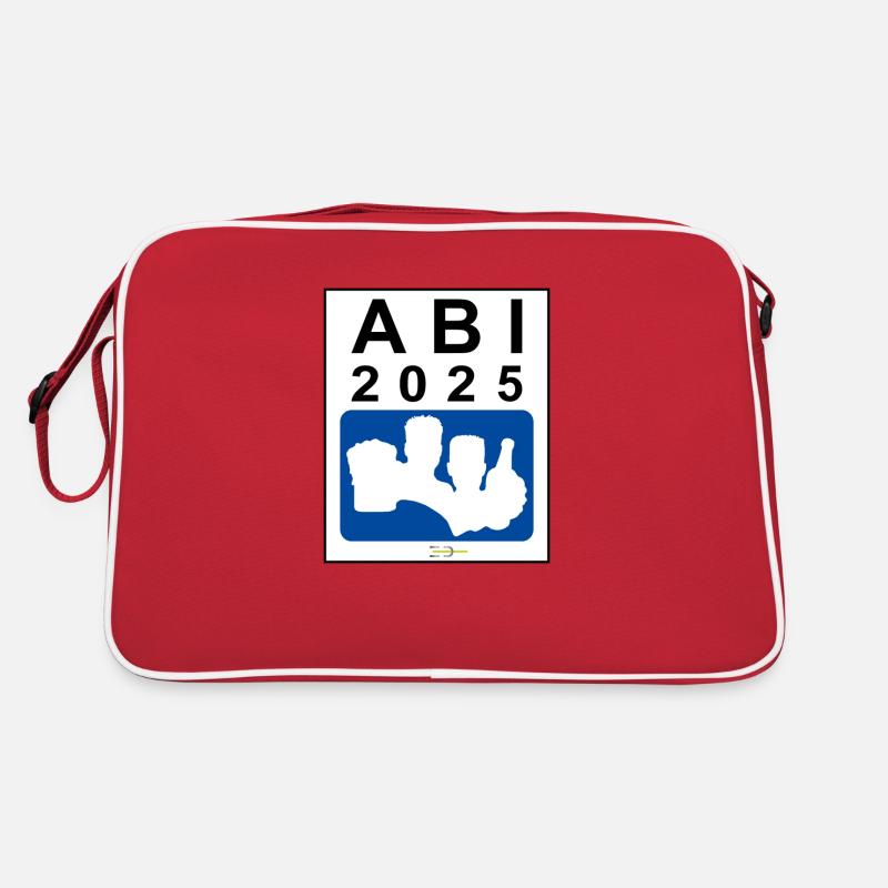 Bier Liga Logo ABI 2025 Blau Retro Tasche