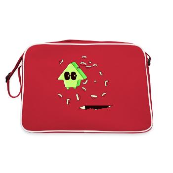 GOING UP - Retro Bag - red/white - Back