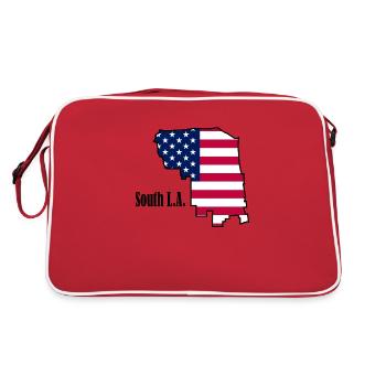 Sud de L.A. - Sac Retro - rouge/blanc - Dos